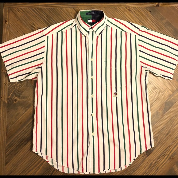 Tommy Hilfiger Striped Button Up - Picture 1 of 2